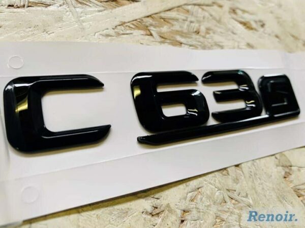 C63S Embleem Mercedes C W205 C63 GLANS Kofferklep Logo
