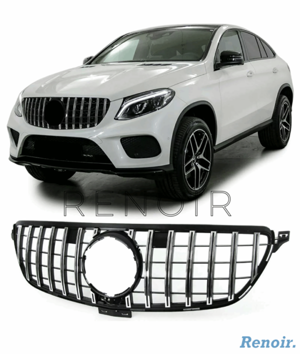 W292 GT GRILL MB GLE COUPE 2015-2019 Panamericana Chrome Gril