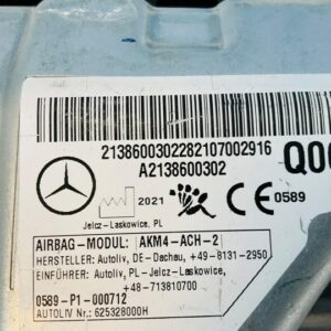 Knie Airbag Mercedes E Klasse W213 A2138600302 3-A22-2291