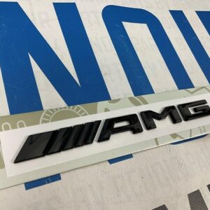Kofferklep Logo AMG Mercedes Hoog Glans Zwart Embleem 2018-2021  1-Kantoor-10