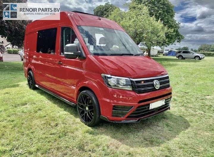 Frontlippe Frontspoiler für VW VOLKSWAGEN Crafter MK2 / MAN TGE