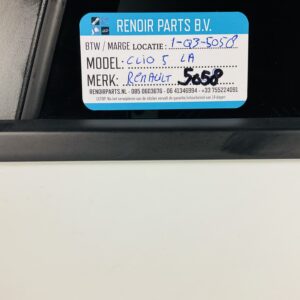 Portier Renault Clio 5 LA 2019 2022 Links achter deur 1-Q3-5058